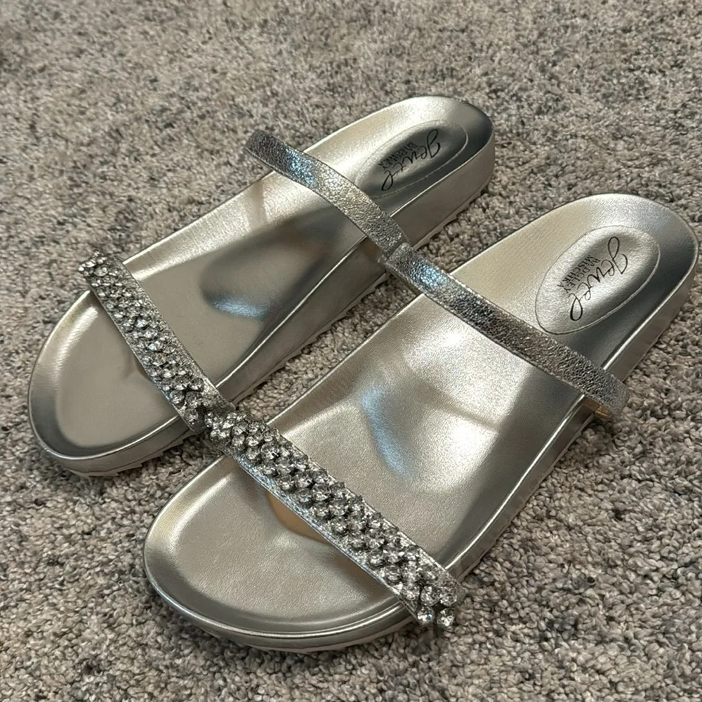 Jewel Badgley Mischra crystal slide sandal - Picture 6 of 6